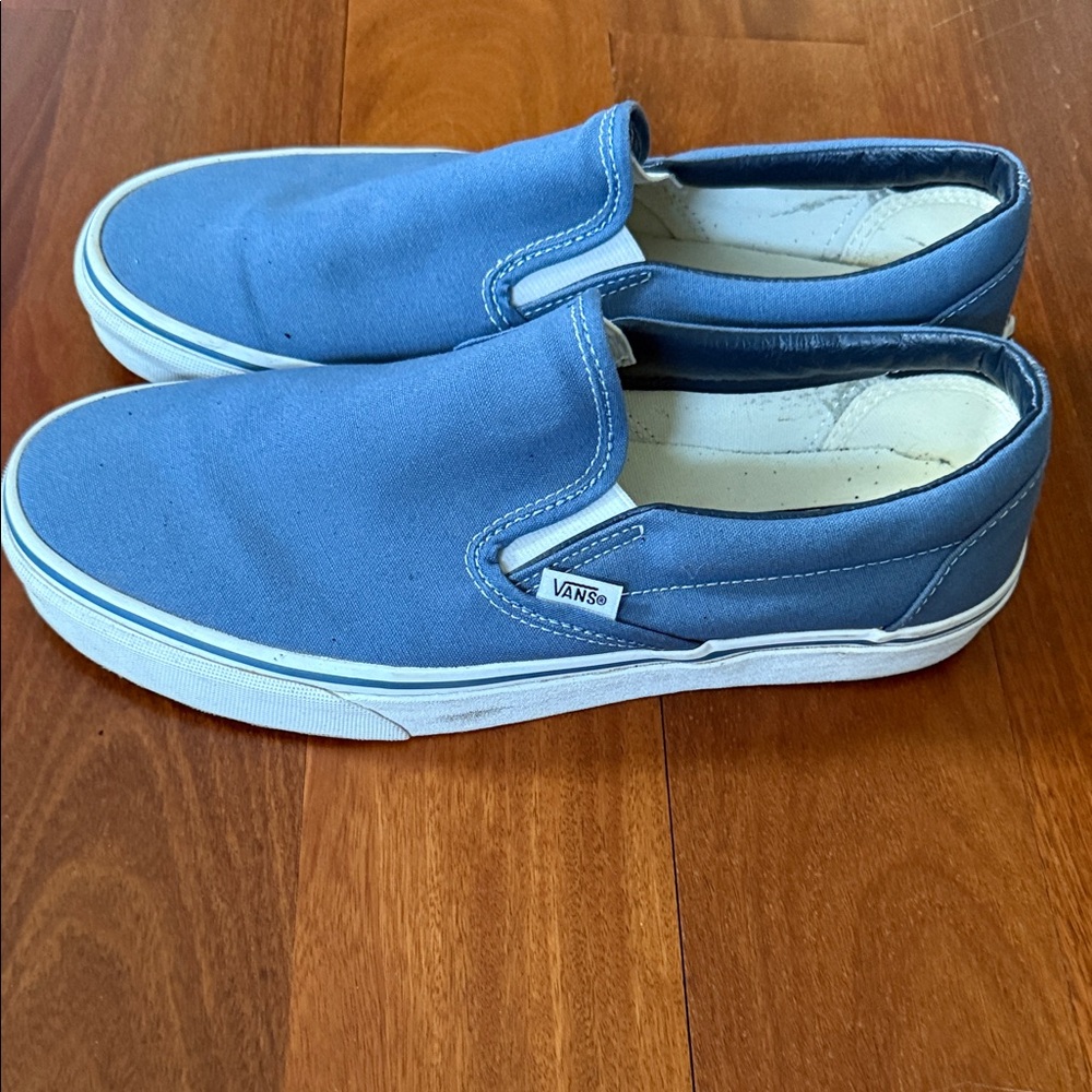 Vans Men's Classic Blue Slip-On Sneakers